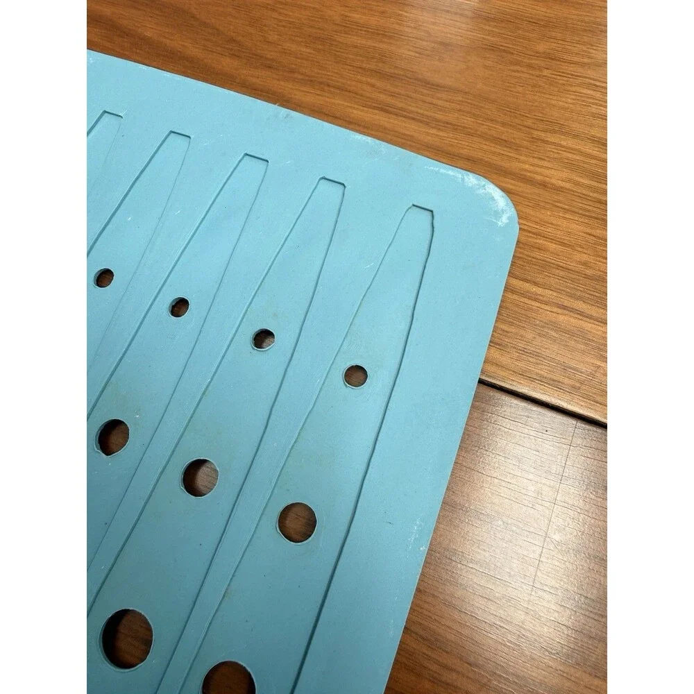 Vintage Better Home Rare Mint Green Rubber Sink Mat  Strainer mat 1996
